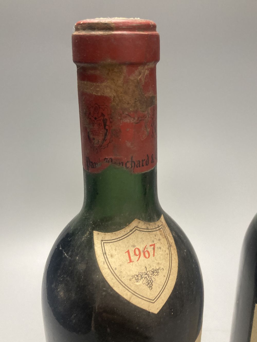 Two bottles of St Emilion 1967